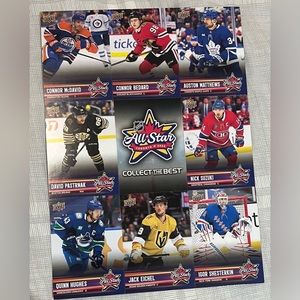 Upper Deck 2024 NHL All Star Hockey Cards